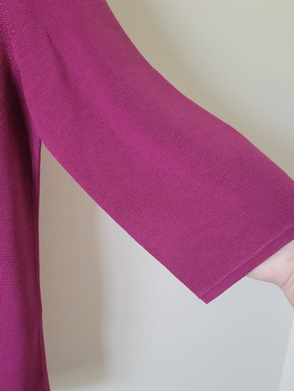 Eileen Fisher Berry Silk Cotton Sweater Size Large - Picture 3 of 8